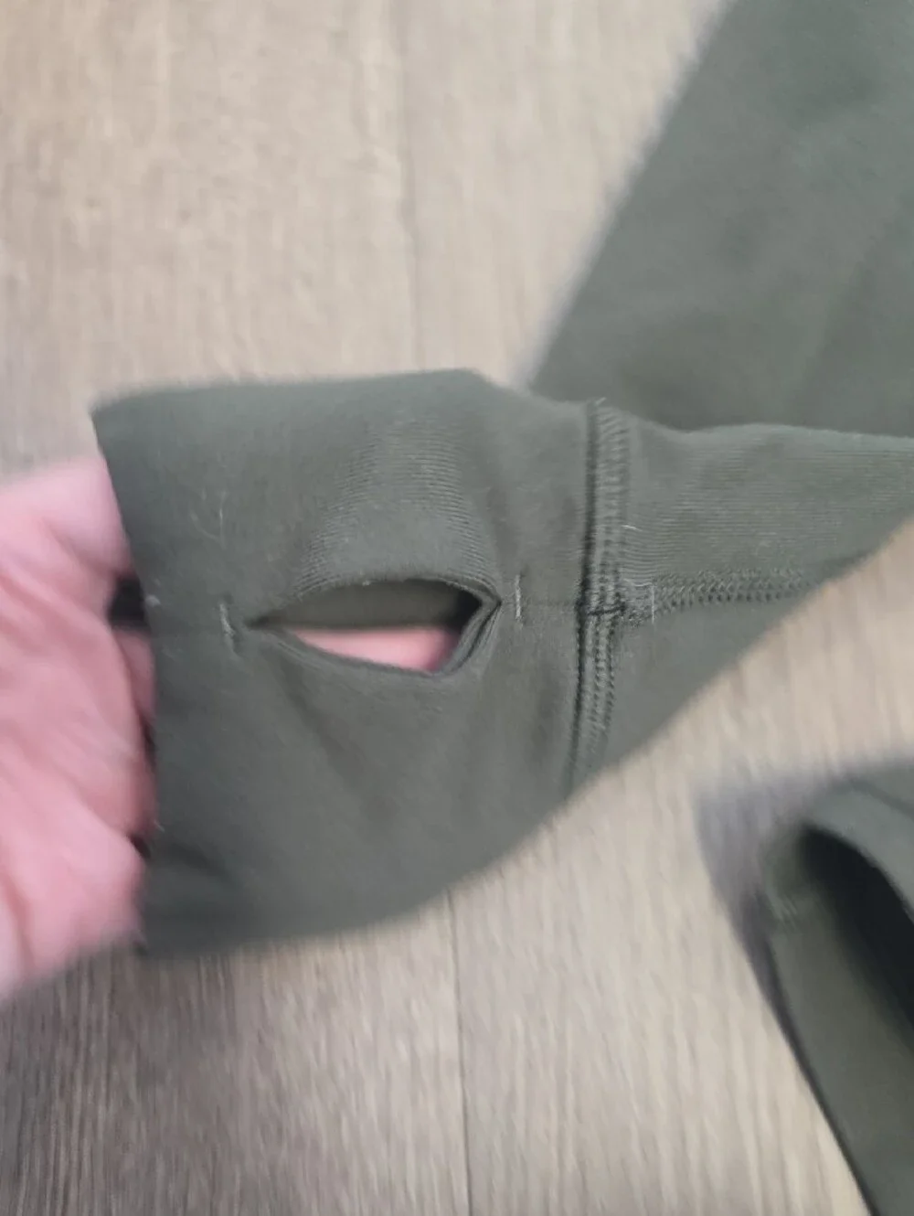 lululemon athletica Olive Green Form-Fitting Zip Bomber Jacket